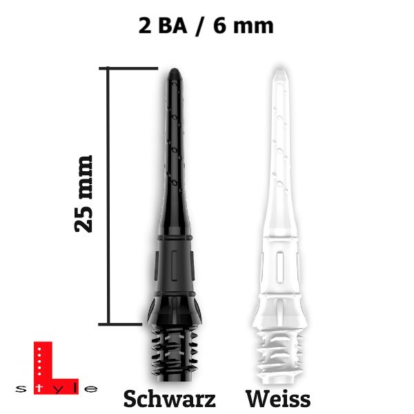 Tips Lippoint Premium schwarz 2Ba / 30er / schwarz oder weiss- Preiswert kaufen bei Darts Sport Baldinger Kurz - www.dart-billard.ch