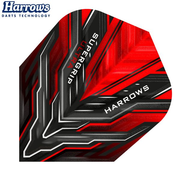 HARROWS Flight Supergrip Ultra Red - Preiswert kaufen bei Gebr. R.+W. Baldinger AG - www.dart-billard.ch 