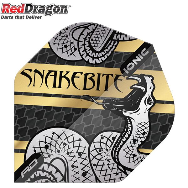 Flight Red Dragon Hardcore Snakebite Coiled Snake Gold