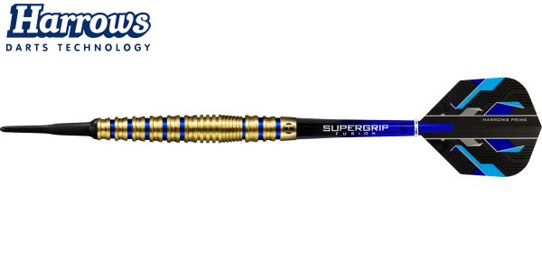 HARROWS Softdart Spina Blue/Gold 90% in 18 gr. und 20 gr. - Preiswert kaufen bei Darts Sport Baldinger Kurz - www.dart-billard.ch 