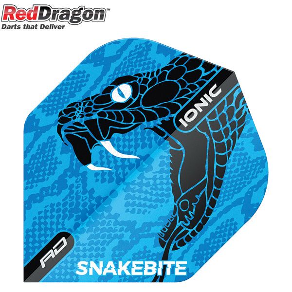 Red Dragon Flight Snakebite Blue - Standart - Preiswert kaufen bei Gebr. R.+W. Baldinger AG - www.dart-billard.ch